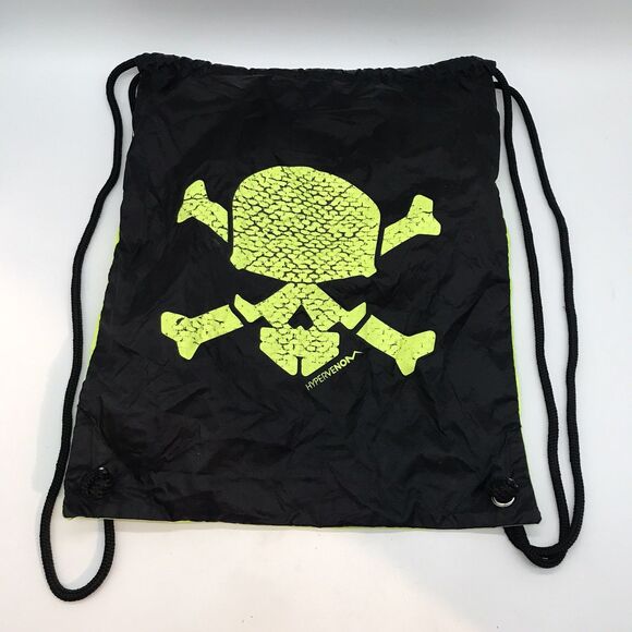 Nike Hypervenom Drawstring Cleat Bag Shoe Dust Bag Backpack Skull Skeleton Pouch - Picture 1 of 6